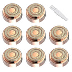 Refill for Flawless Replacement Heads Compatible with Finishing Touch Facial Hair Removal tool for Women As Seen On TV, 8-pc Pack