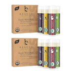 Organic Lip Balm Pack - Original Lip Balm for Dry Cracked Lips, Christmas Stocking Stuffers Women & Men, Lip Balm Set, Lip Moisturizer, Natural Lip Balm for Men, Lip Care Products for Lip Repair