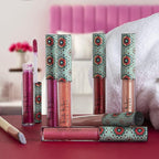 Nicole Miller Lip Gloss Collection Shimmery Glosses for Women and Girls Long Lasting Color Set with Rich Varied Colors, Pink Glossy, 10 Count (Pack of 1)