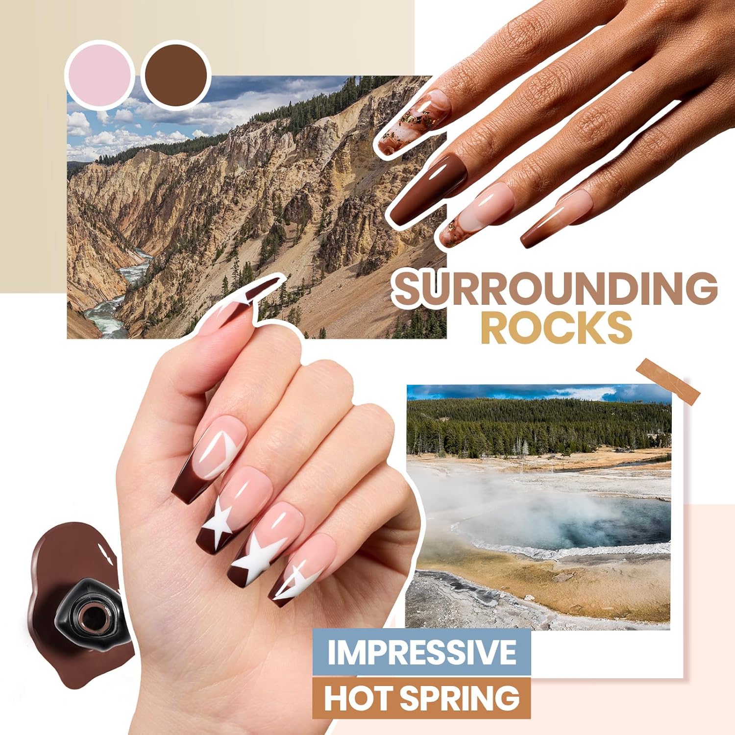 Beetles Gel Nail Polish Kit with U V Light - 68 Pcs Gel Nail Kit 45 Colors Mystic Wonderland Set Soak Off Manicure Tools Nails Stuff Red Green Nude DIY Salon Gifts for Women Teens Girls