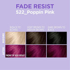 Softsheen-Carson Dark and Lovely Hair Dye, Fade Resist Hair Color with Conditioning Mask, Poppin Pink, 1 Kit