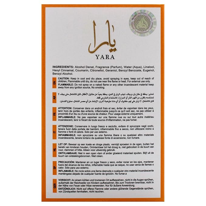 Lattafa Perfumes Yara Tous for Women Eau de Parfum Spray, 3.40 Ounces / 100 ml (Pack of 5)