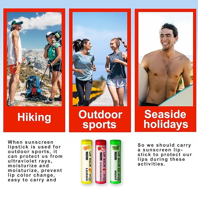3 Pack SPF Lip Balm Bulk
