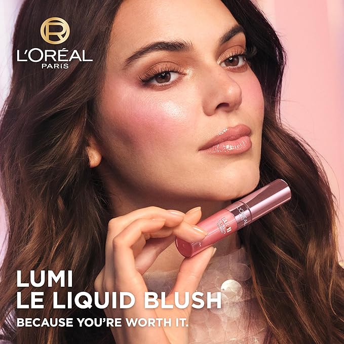 L'Oreal Paris True Match Lumi Le Liquid Blush, 0.33 Fl Oz, Glowy Finish, Medium Color