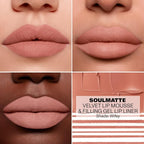 Morphe Soulmatte Velvet Lip Mousse Matte Lipstick - Air-Whipped, Soft Matte Lip Makeup with Vitamin E to Hydrate, Soften and Smooth Lips - Wifey (0.128 Oz)