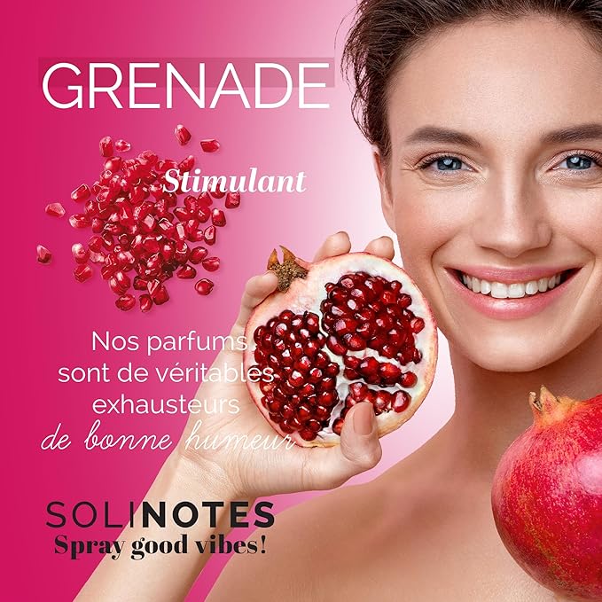 SOLINOTES Pomegranate Perfume for Women - Eau De Parfum | Delicate Floral and Soothing Scent - Made in France - Vegan - 1.7 fl.oz