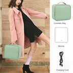 Relavel makeup bag with led