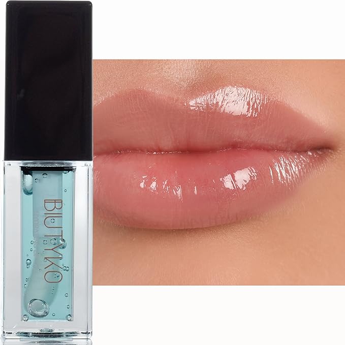 Hydrating Lip Oil Glow - Dry, Chapped Lips - Non-Sticky Fruit Flavor | Aloe