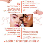 8 Colors Blush Palette,Shimmer Silky Matte Blush Powder Palette,Professional Cute Face Contour Highlighter Blush Palette with Blush Makeup Brush