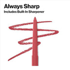 REVLON Lip Liner, Colorstay Lip Makeup with Built-in-Sharpener, Lip 01 oz
