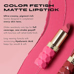 Milani Color Fetish Matte Lipstick (Peony)