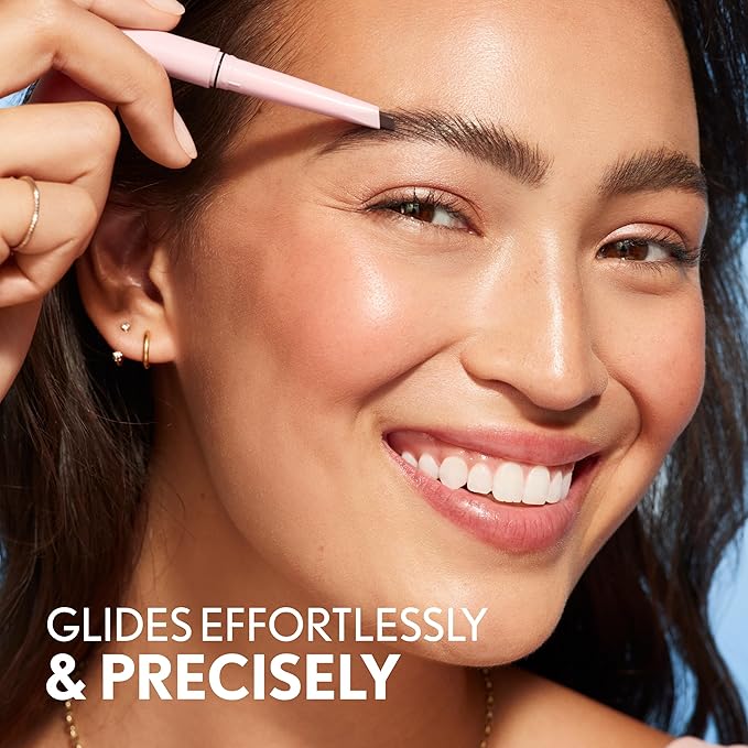 Covergirl Clean Fresh Brow Filler Pomade, 600 Dark Brown, Eyebrow Pencil, Ultra-Precise Tip, Creamy Formula, Highly Pigmented, Soft Matte Finish, Vegan Formula, 0.007oz