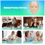 Makeup Practice Mannequin Face, 5d Reusable