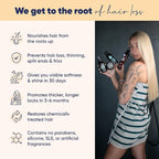 Moerie Ultimate Mineral Shampoo and Conditioner Set - Vegan Friendly, Paraben Free, Hair Growth Products for Longer, Thicker, Fuller Hair - Includes Hair Mask