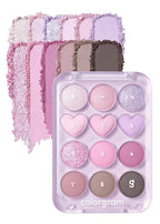 COLORGRAM Pin Point Eyeshadow Palette 03 Pink+Lavender |
