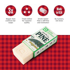 Duke Cannon Supply Co. Big Brick of Soap Bar for Men Holiday Edition - Illegally Cut Pine (Fresh Split Pine Scent), 10 oz. (6 Pack)