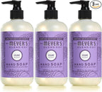 MRS. MEYER'S CLEAN DAY Liquid Hand Soap, Lilac Scent, 12.5 Ounce Bottle (Pack of 3)