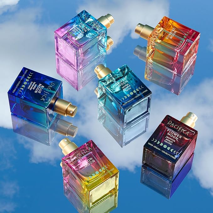 Pacifica Dream Moon Womens Spray Perfume 1 fl oz – Long-Lasting Floral Woody Fragrance for Her - Rose, Patchouli, Sandalwood – 100% Vegan, Cruelty-Free, Phthalate-Free Fragrance