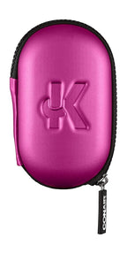 The Knot Dr. hair brush by Conair - Detangling hair brush - Removes Knots and Tangles in wet or dry hair- Black Neon w/Travel Case - Pink
