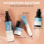 Hyaluronic Acid Eye Cream - USA Made with Natural & Organic Ingredients, Cooling Under Eye Gel & Brightener, Dark Circles Treatment with Hyaluronic Acid & Glycerin, Reduces Puffiness & Bags Under Eyes