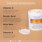 Advanced Clinicals Vitamin C Face & Body Cream Moisturizing Skin Care Lotion, Anti Aging Vitamin C Skincare Moisturizer For Body, Face, Age Spots, Wrinkles, & Sun Damaged Skin, Large 16oz (2-Pack)