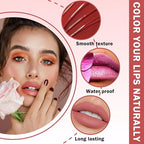 AWCCXMYM 5 Colors Peel Off Lip Stain Lip Long