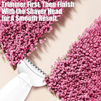 5 in 1 Bikini Trimmer for Women, Electric Razors for Women Shaver Cordless Body Pubic Hair Trimmer Waterproof Facial Hair Removal Electric Shaver, USB Charge Dock