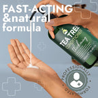 Tea Tree Shampoo & Conditioner Set | Thinning Hair Loss Treatments for Men and Women | Soothes Itchy Scalp & Dandruff | Boosts Hair Growth & Reduces Hair Loss | Sulfate & Paraben Free