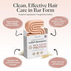 Kitsch Rice Water Shampoo Bar – Dry Hair Shampoo & Soap Bar for Hair Care & Hair Growth – Women and Mens Shampoo – Strengthens Damaged Hair – Vegan, Paraben, Silicone & Sulfate-Free – 3.2 oz