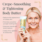NAKERY Body Butter Anti Aging Moisturizer - Body Cream Skin Tightening Cream & Neck Firming Cream, Moisturizing Cream & Neck Tightening Cream for Body & Face Cream for Dry Skin 300ml(Seaside Serenity)