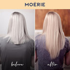 Moerie Ultimate Mineral Shampoo and Conditioner Set - Vegan Friendly, Paraben Free, Hair Growth Products for Longer, Thicker, Fuller Hair - Includes Hair Mask- Double Set