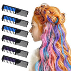 6 PCS Hair Chalk Comb