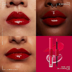 NYX PROFESSIONAL MAKEUP Shine Loud, Long-Lasting Liquid Lipstick with Clear Lip Gloss - On A Mission (Blue Red)