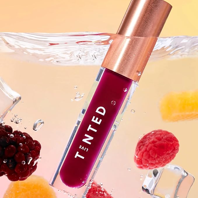 Live Tinted Softgloss Juicy Lip Gloss For Women – Hydrating Non-Sticky Lip Gloss with Hyaluronic Acid, Coconut Oil & Shea Butter – Sheer, Juicy Shine – Raspberry Rose .88 Oz