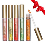 Marina and Demme 5 Piece Lip Oil Collection: Set of 5 Vibrant Lip Glosses in Travel-Friendly Tubes (2.5ml Each) for Luxurious Lip Care, Lip Oil Collection