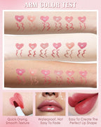 Lip Stain Marker Pen-3Pcs Hydrating Lip Tint Stain Lip