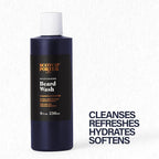 Scotch Porter Moisturizing Beard Wash – Cleanse, Refresh, Hydrate & Soften Coarse, Dry Facial Hair while Protecting Skin for a Fuller/Healthier-Looking Beard – Original Scent, 8 oz. Bottle