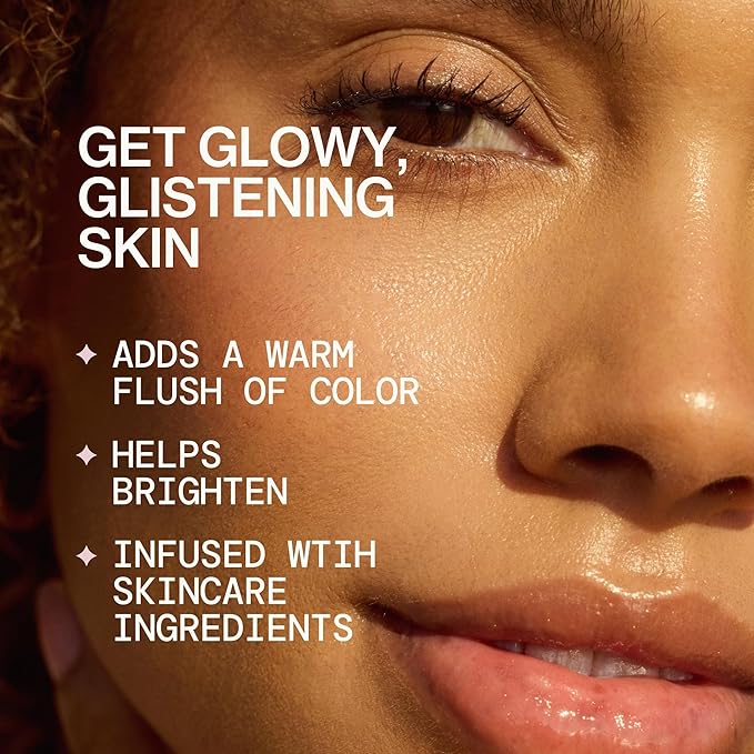 Pacifica Crystal Lit Glowy Glisten Drops – Face Makeup - Shimmery Multi-Use Liquid Blush/Highlighter for Radiant, Dewy Cheeks Luminous Glow Clean Beauty Vegan & Cruelty-Free Dermatologist Tested