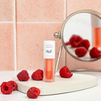 MÈLI Organic Lip Oil with Hyaluronic Acid | Clear Non-Sticky, Natural Lip Gloss, Moisturizing, Revitalizing and Rejuvenating (Raspberry)