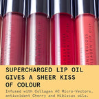 Beauty Pie Wondergloss Collagen Lip Oil + (Spicy Pink) – Hydrating, Plumping, Non-Sticky Gloss with Collagen AC Micro-Vectors & Cherry Oils