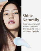 Glint Lipcerin (Icy Blue, 0.5fl oz) - Long Lasting Hydrating lip gloss with Shea Butter for a Natural Looking, Korean Skin care Ideal for Chapped, Dry, Cracked, or Damaged Lips