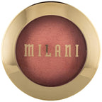 Milani Baked Blush, Powder Blush for Cheeks, Cruelty Free Makeup - Shape, Contour & Highlight Face for a Shimmery or Matte Finish - Bella Bellini