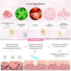 Breylee rose eye mask -