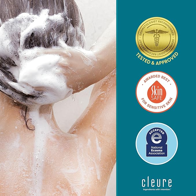 Cleure Hypoallergenic Volumizing Shampoo for Sensitive Skin - Fragrance Free, SLS Free & Paraben Free (12 oz, Pack of 1)