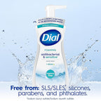Dial Antibacterial Foaming Hand Soap, Fragrance Free, 7.5 fl oz (Pack of 6)