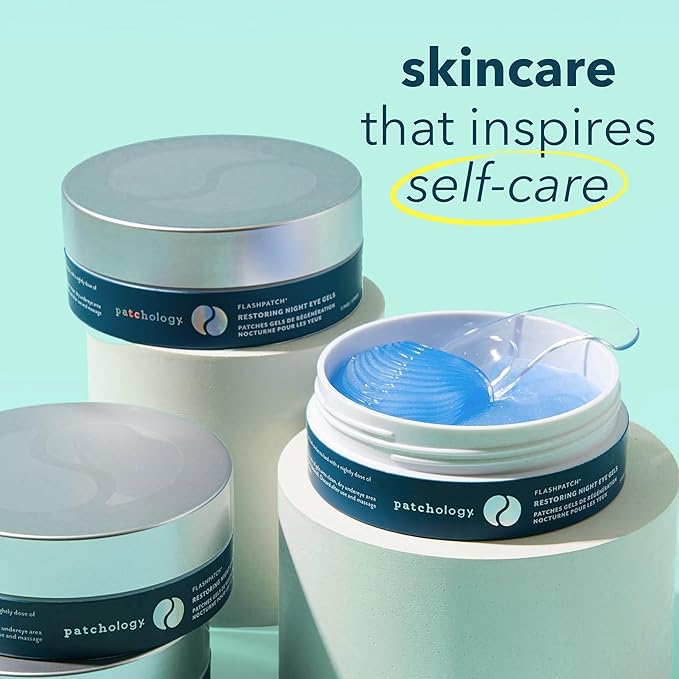 Patchology Restoring Night Under Eye Patches For Dark Circles and Puffy Eyes Care - Anti Aging Eye Masks with Retinol - Reduce Eye Bags, Puffiness & Wrinkles (15 Pairs)