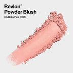 Revlon Powder Blush Face Makeup, High Impact Buildable Color, Lightweight & Smooth Finish, 001 Oh Baby! Pink, 0.17 oz