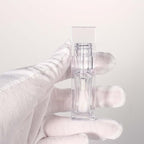 COSIDEA 18pcs Empty 6ml Square Clear PETG lip gloss tubes big deo foot wand lipgloss tube container for lip oil