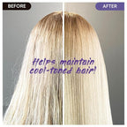 Purple Toning Shampoo Bar 2.0 - Hydrating & Moisturizing Natural Hair Soap Bar Shampoo for Hair Color & Scalp Nourishment - Bathing Soap Solid Shampoo for All Hair Types (120g, 4.23oz)