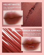 Matte Liquid Lipstick & Glow Lip Oil Gloss Glow